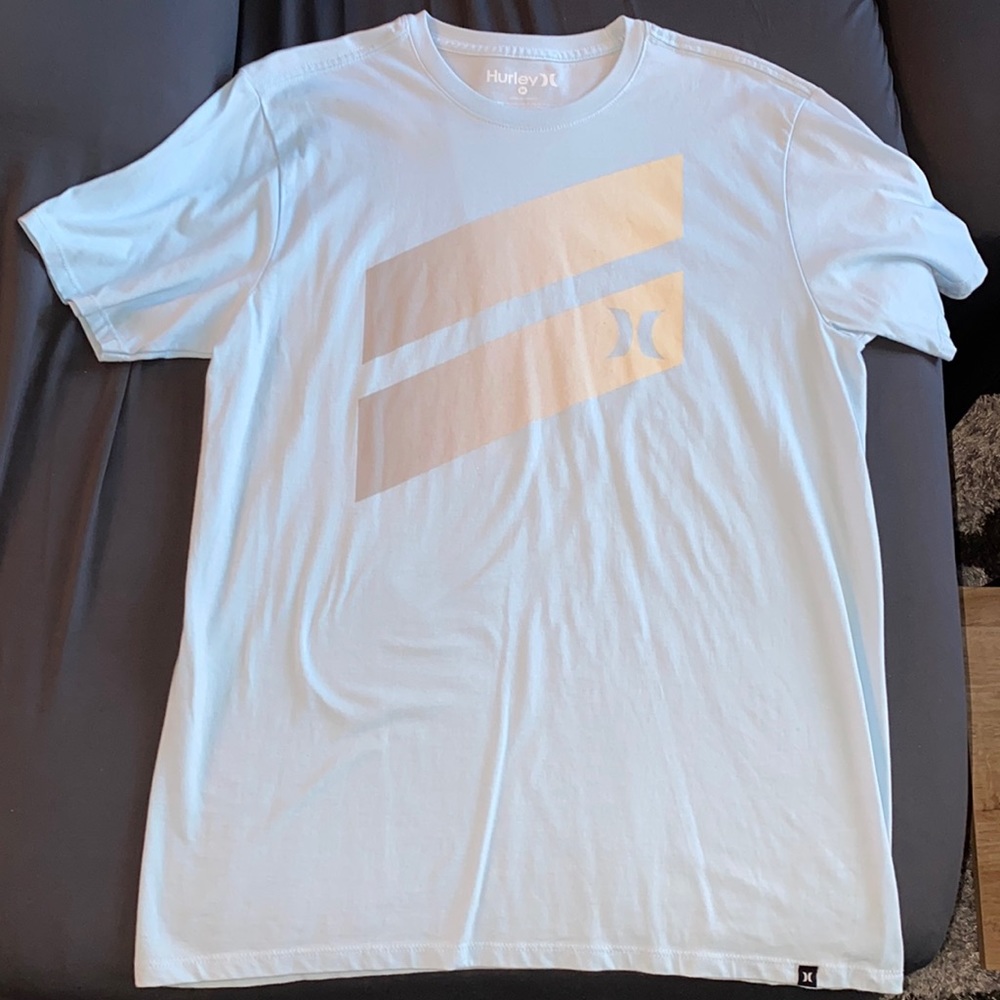 Hurley Light Blue T-Shirt size medium